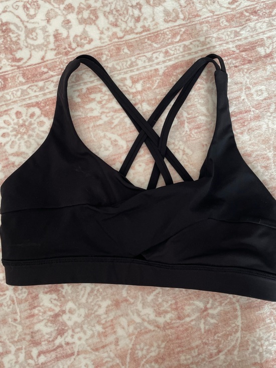 lululemon athletica Other - lululemon athletica 10 women’s energy sports bra black cross front